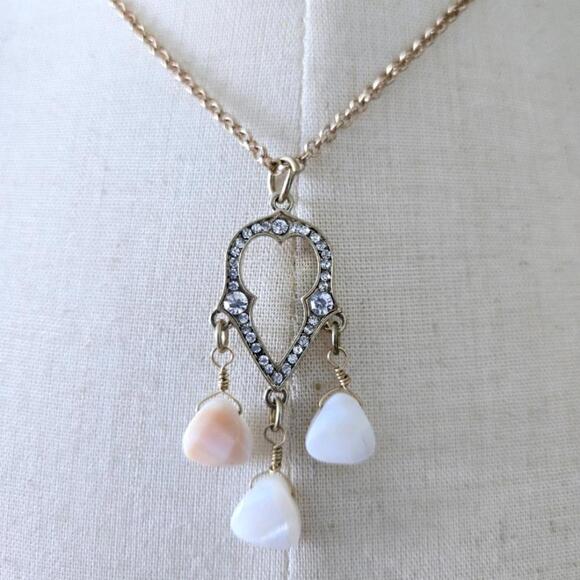 Charming Charlie Jewelry - Charming Charlie RSVP Gold Tone Pendant Necklace NWT